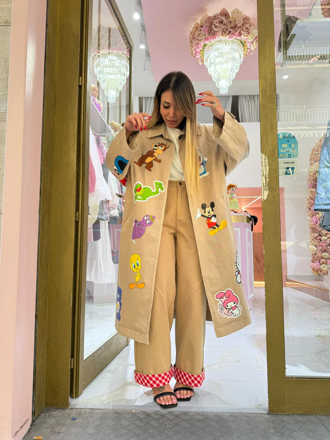 Pantaloni Quadretti Rossi ♥