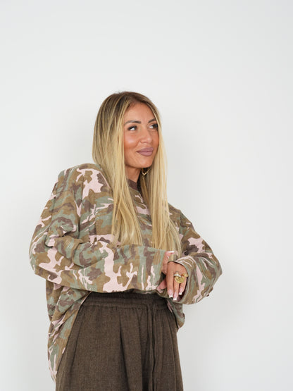 Maxi Shirt Camufflage L&