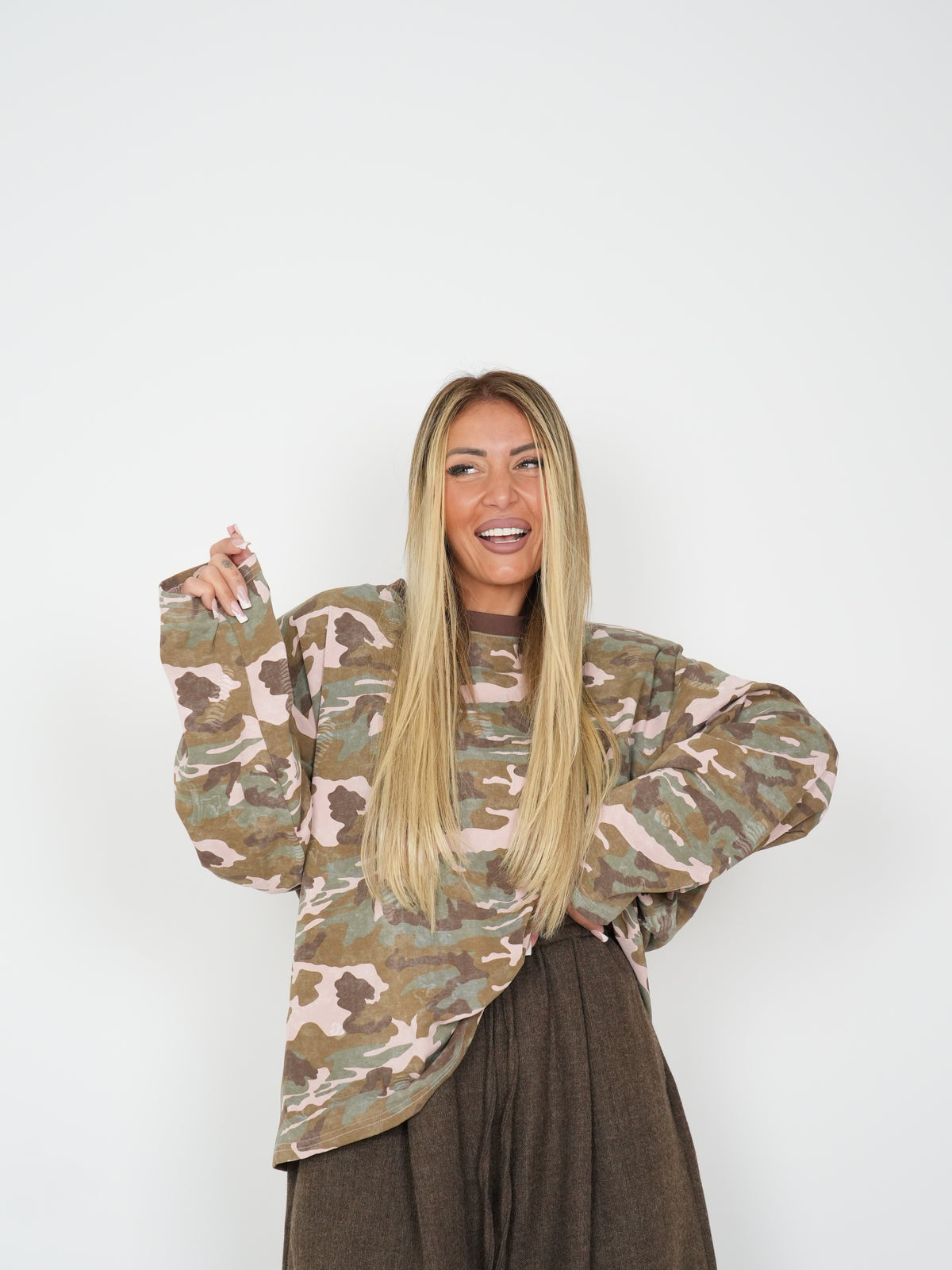 Maxi Shirt Camufflage L&