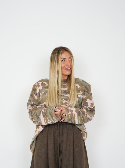 Maxi Shirt Camufflage L&