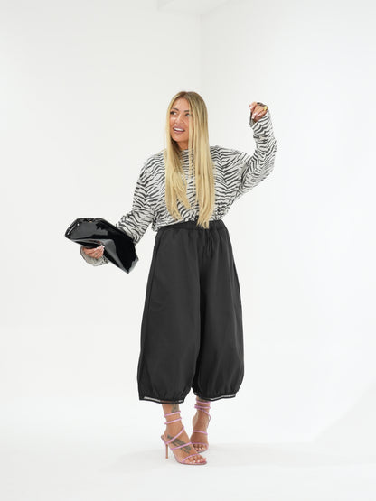 Pantaloni Balloon Street Nero ♥