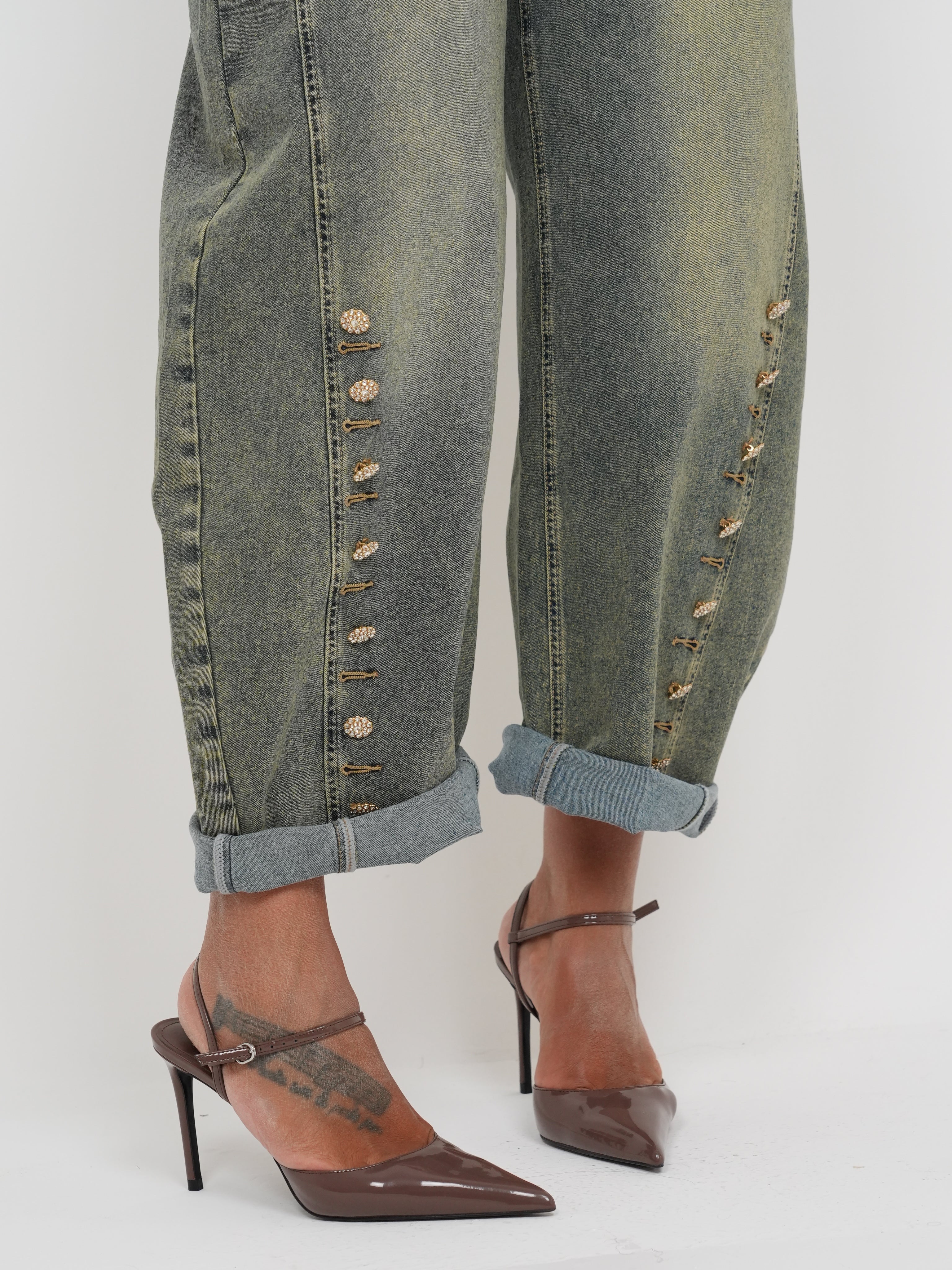 Jeans Strassando Con Amore ♥