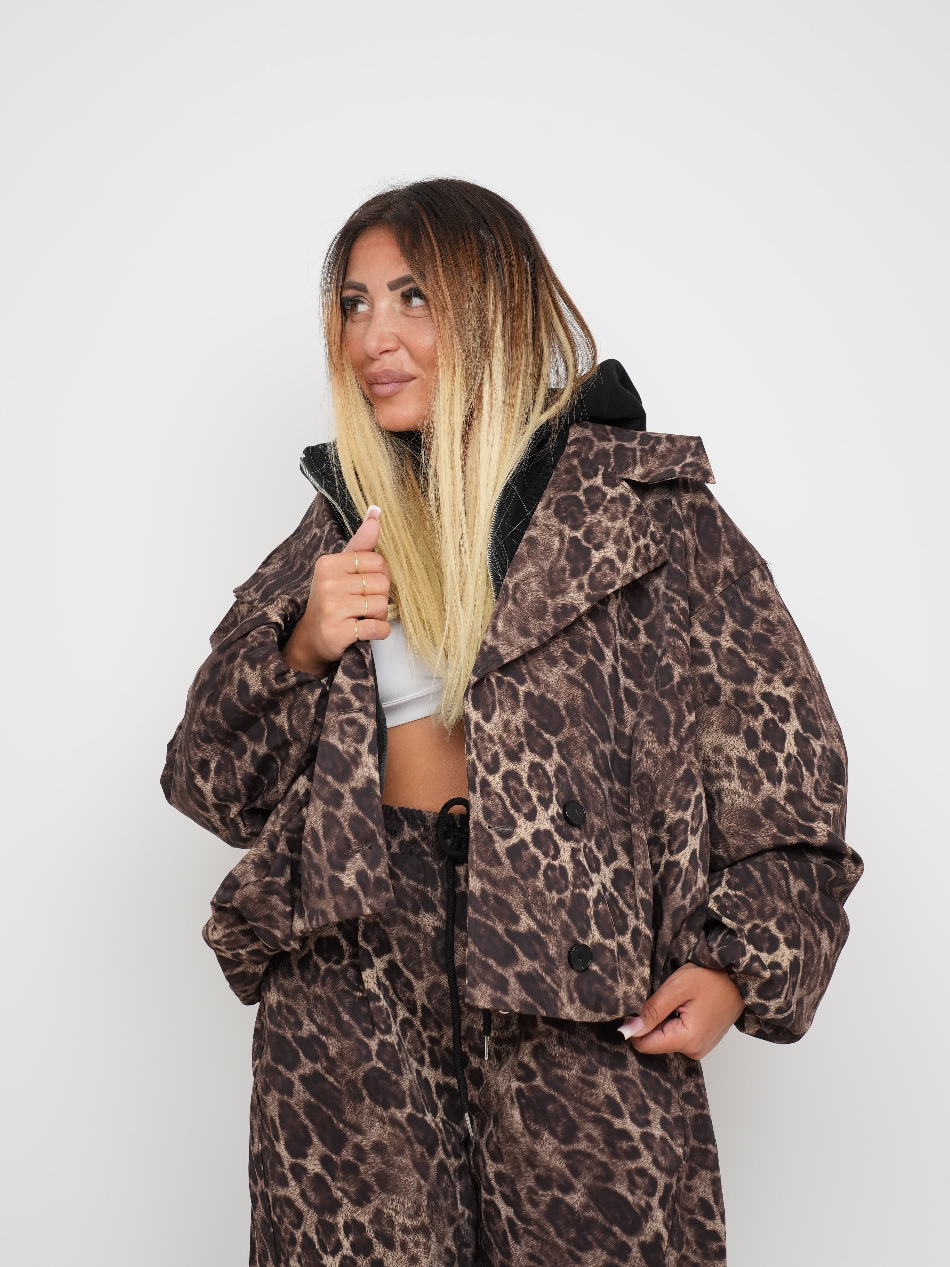 Giacca Con Cappuccio By Lumina ♥