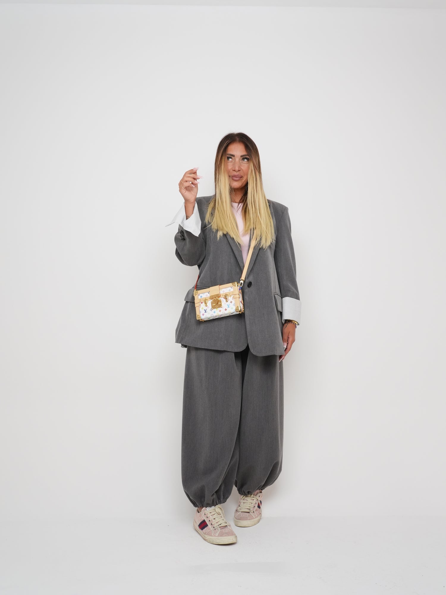 Pantalone Lally In Ufficio Grigio ♥