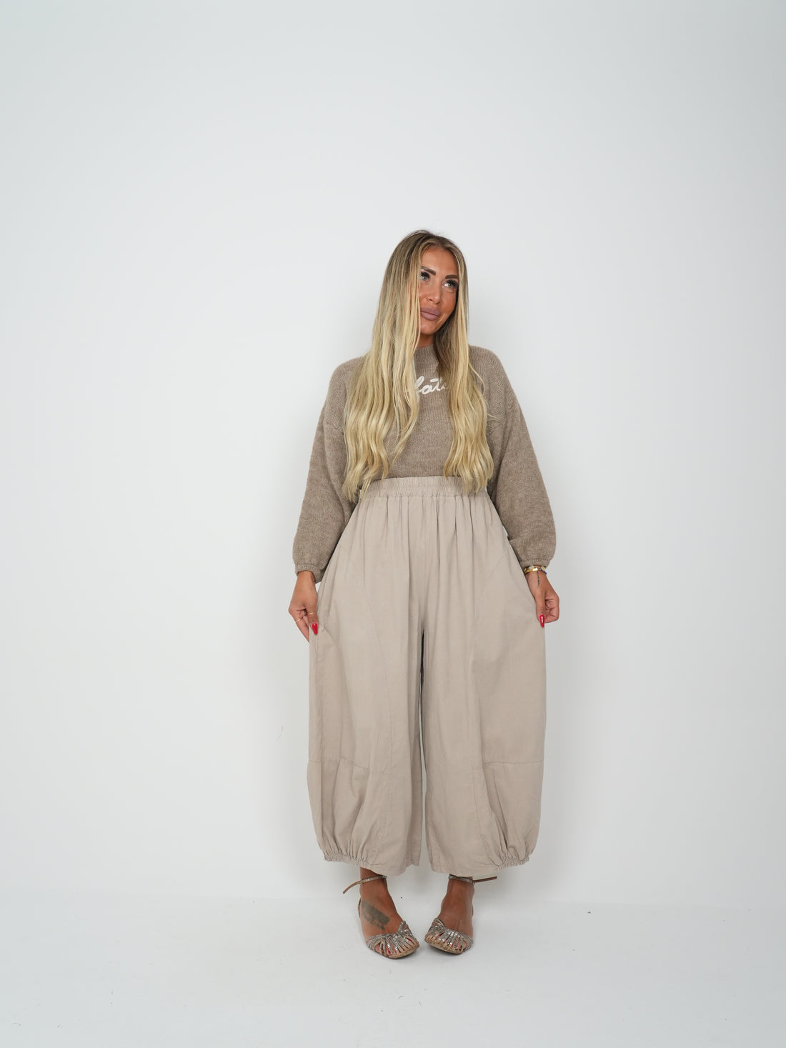 Pantaloni Vellutino Burro ♥
