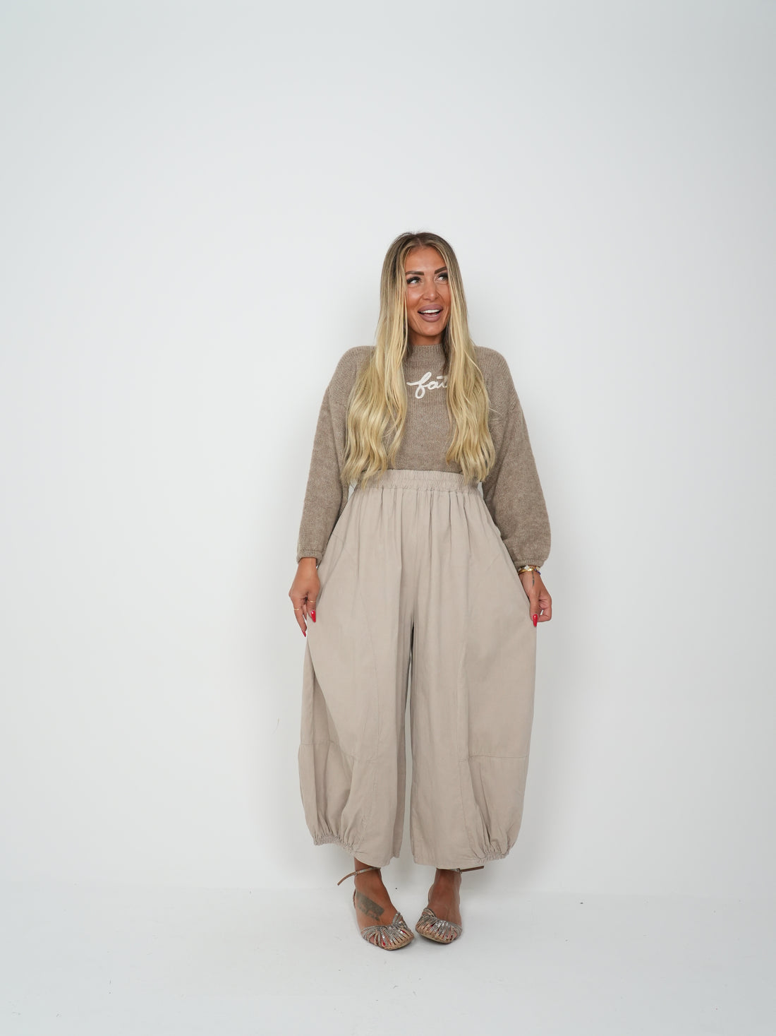 Pantaloni Vellutino Burro ♥