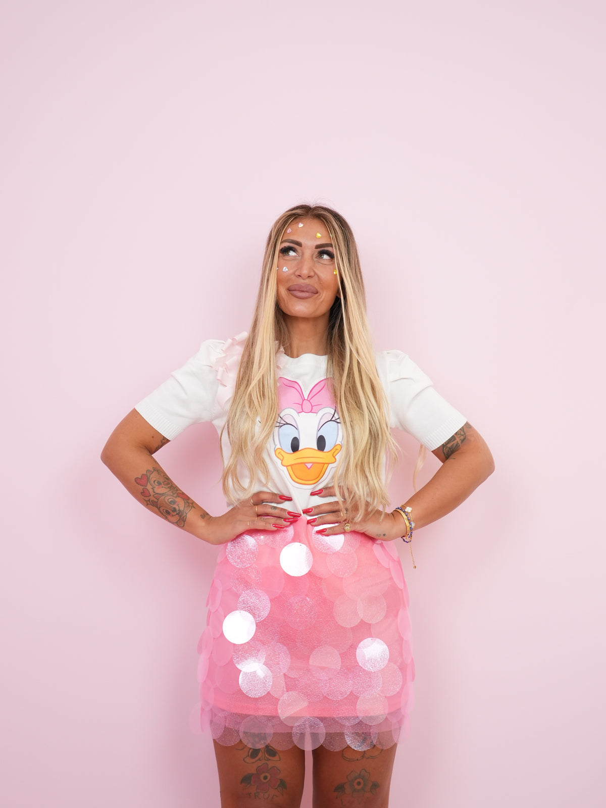 Gonna Paillette Rosa ♥