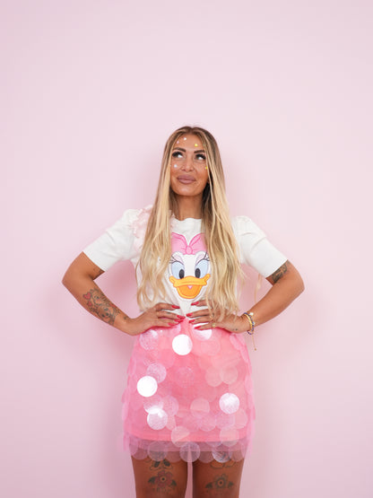 Gonna Paillette Rosa ♥