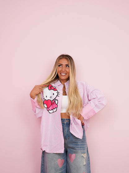 Camicia Quadretti Kitty ♥