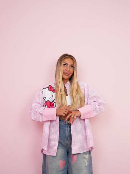 Camicia Quadretti Kitty ♥