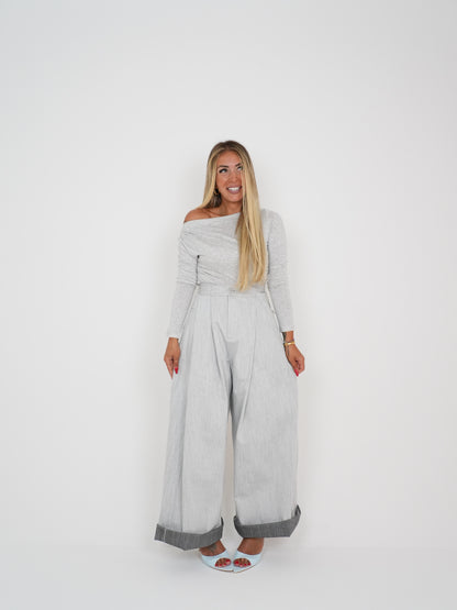 Pantaloni Office Grigio ♥