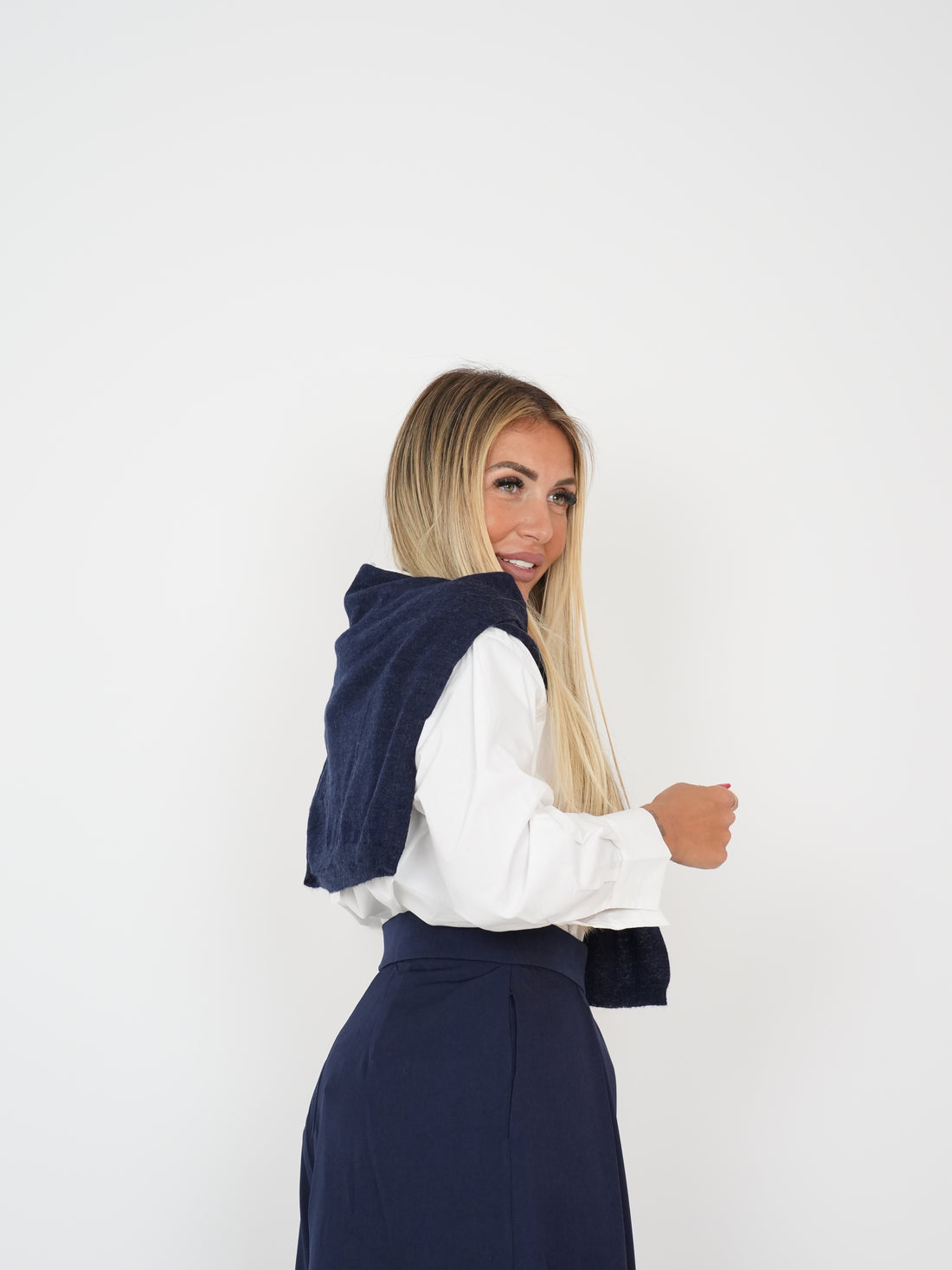 Magliettina Serafina Senza Bottoni Blu ♥