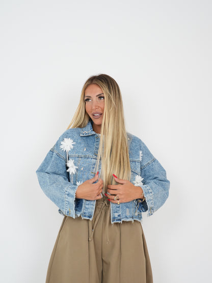 Giacca Denim Fiorellini &amp; Strass ♥