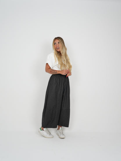 Pantalone Gessato Jessy Grigio ♥