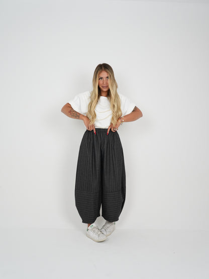 Pantalone Gessato Jessy Grigio ♥