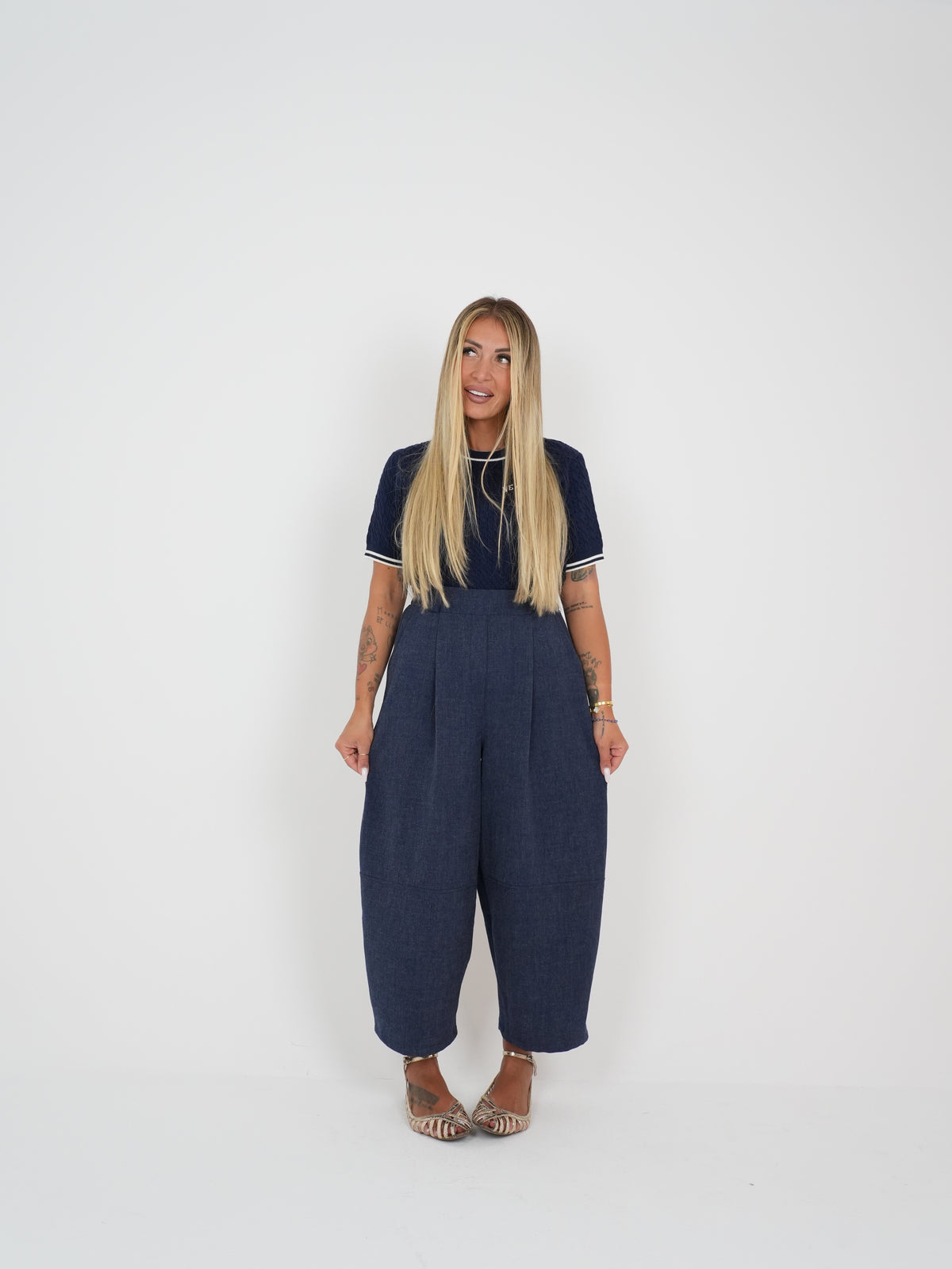 Pantalone Benjamin Blu Nido D&