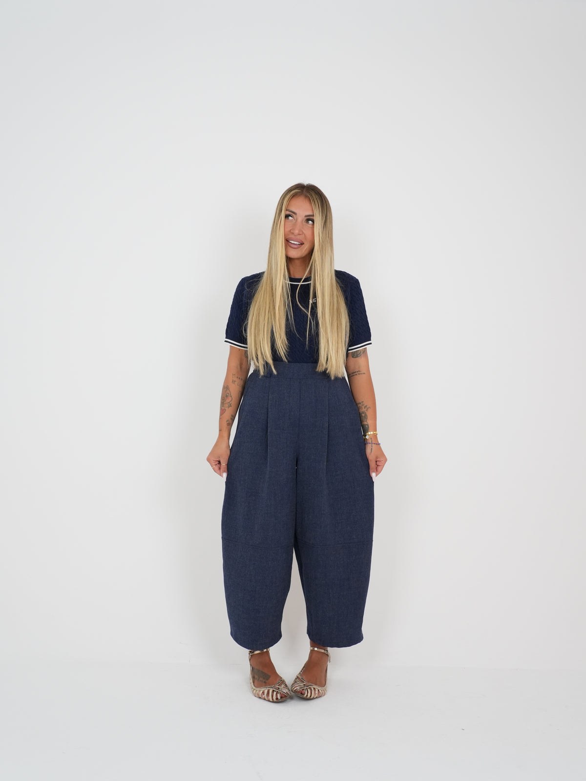 Pantalone Benjamin Blu Nido D&
