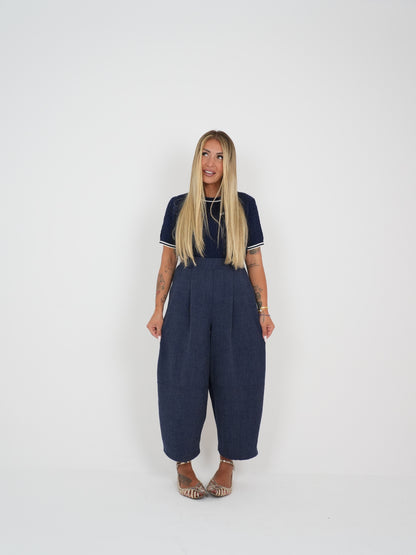 Pantalone Benjamin Blu Nido D&