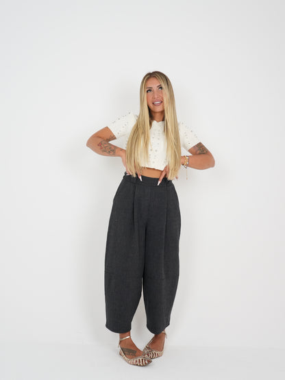 Pantalone Benjamin Grigio Nido D&