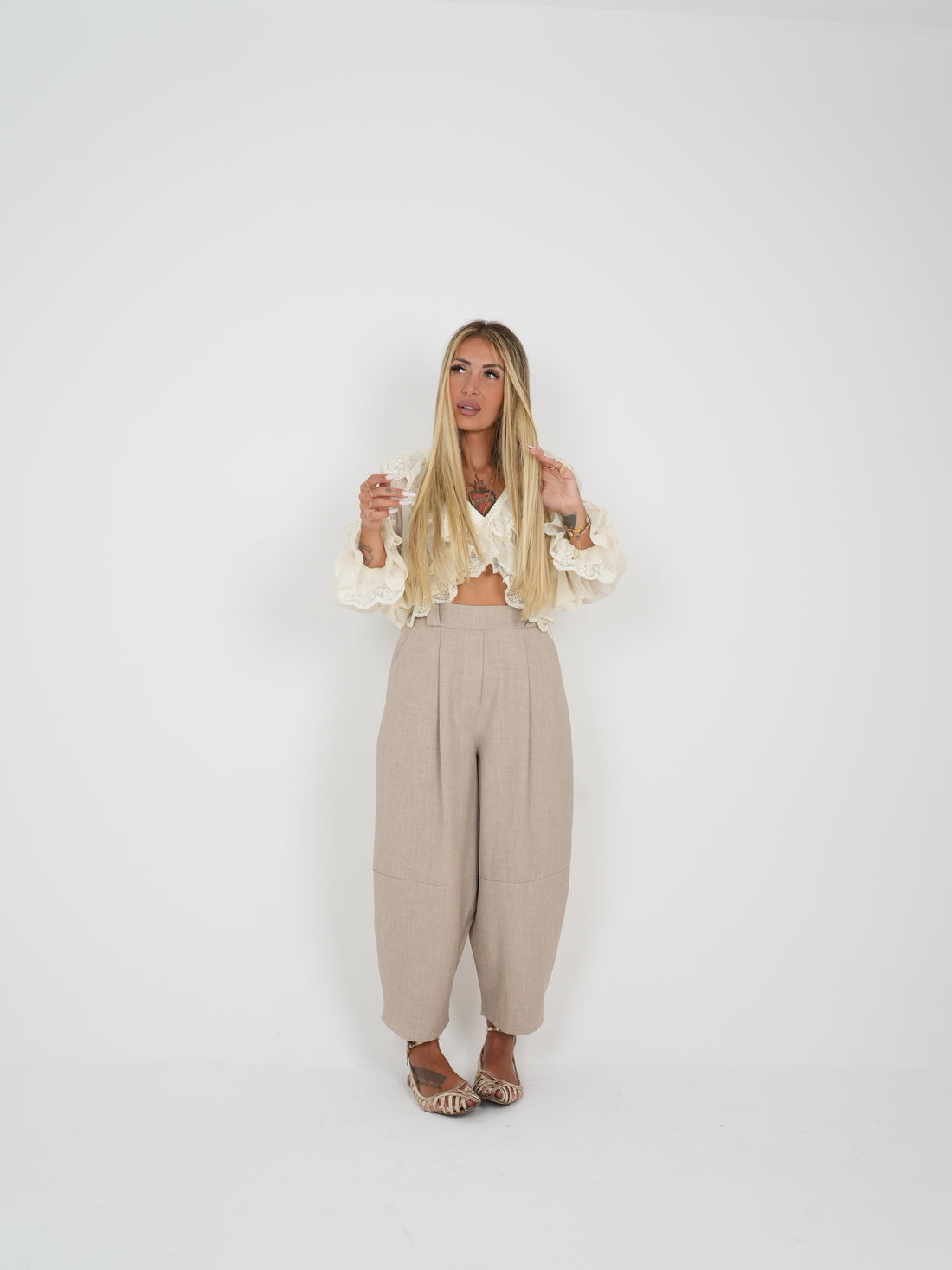 Pantalone Benjamin Beige Nido D&