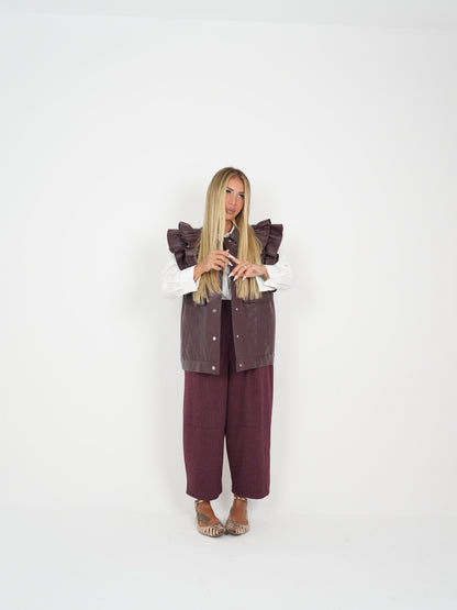 Pantalone Benjamin Bordeaux Nido D&