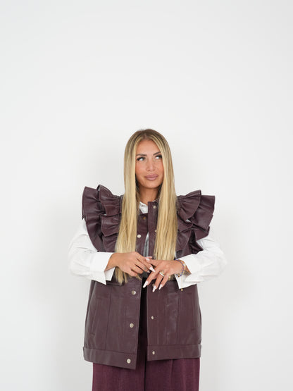 Il Gilettone Fru Fru Bordeaux  ♥