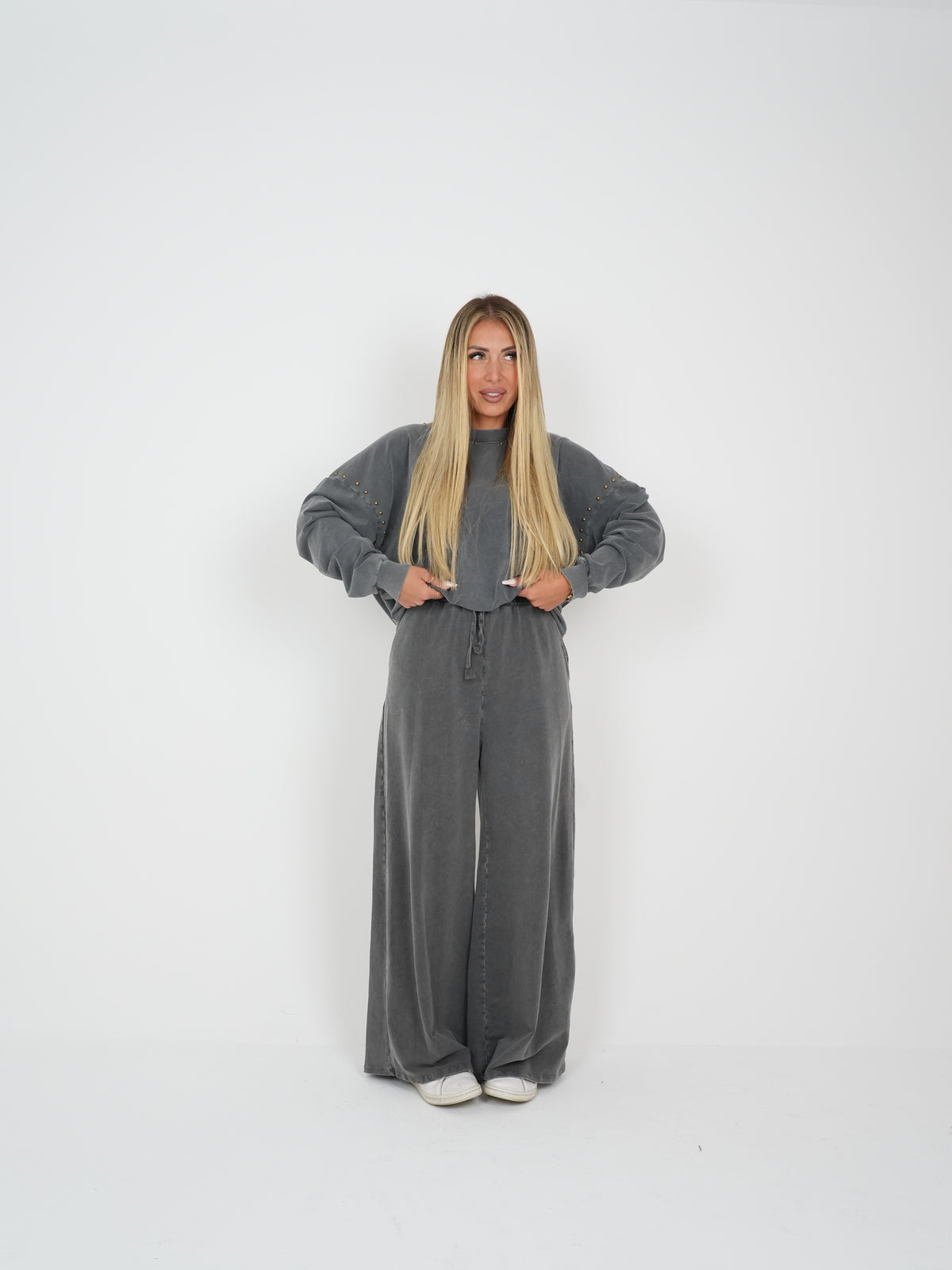 Pantaloni Gym Grigio Slavato ♥