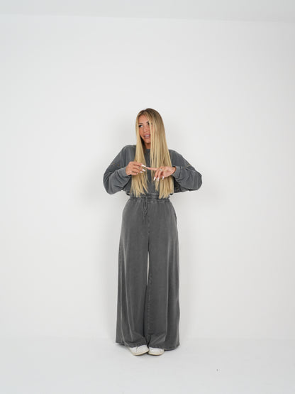 Pantaloni Gym Grigio Slavato ♥