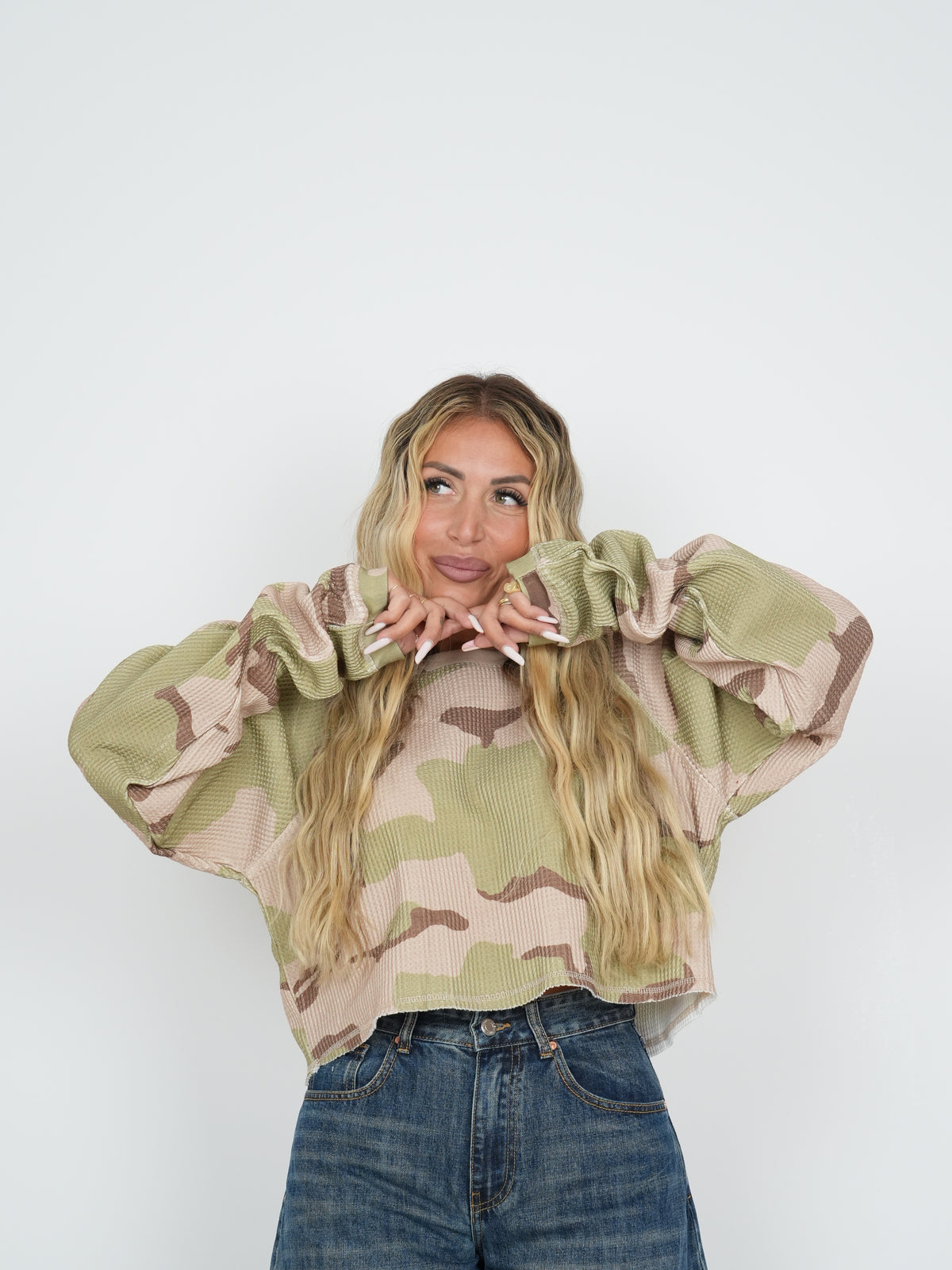 Maglia Camouflage Crop ♥