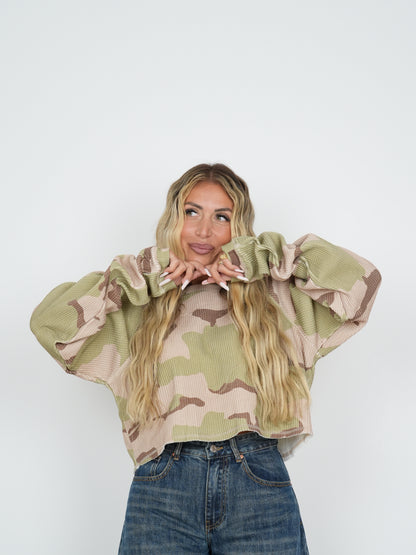 Maglia Camouflage Crop ♥