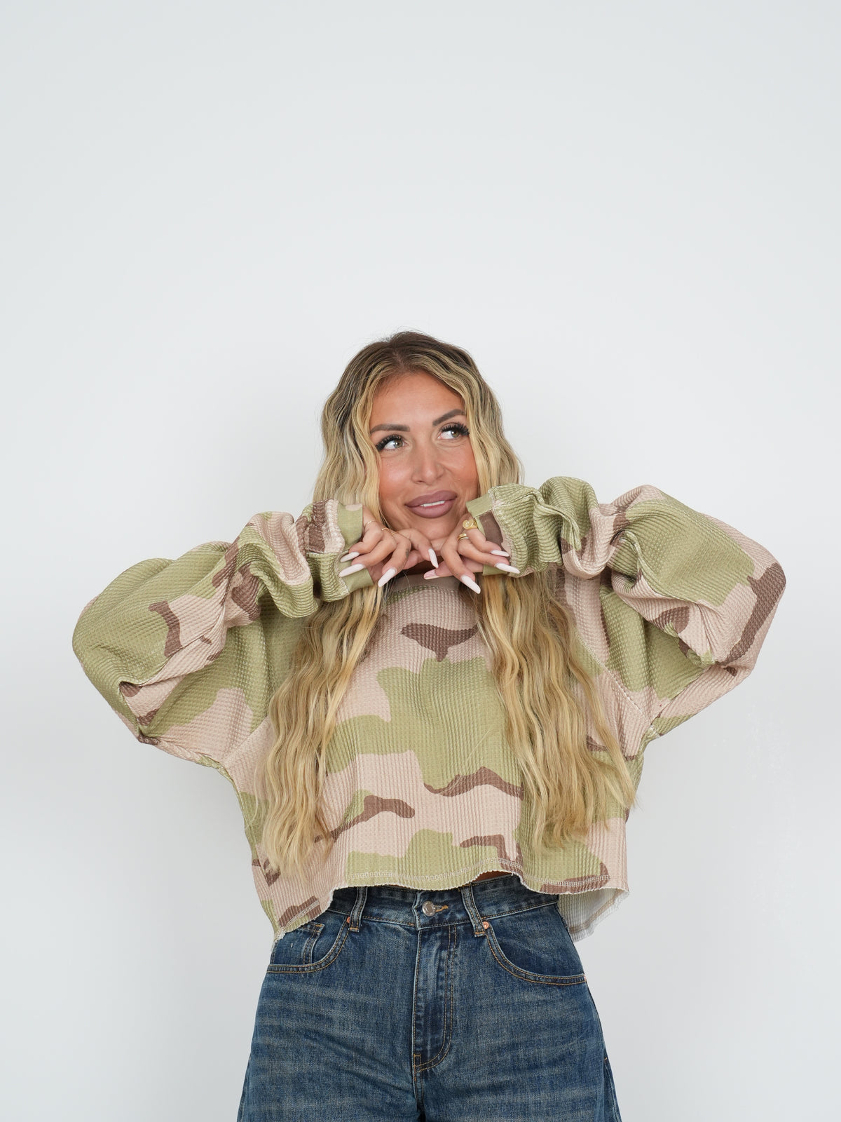 Maglia Camouflage Crop ♥