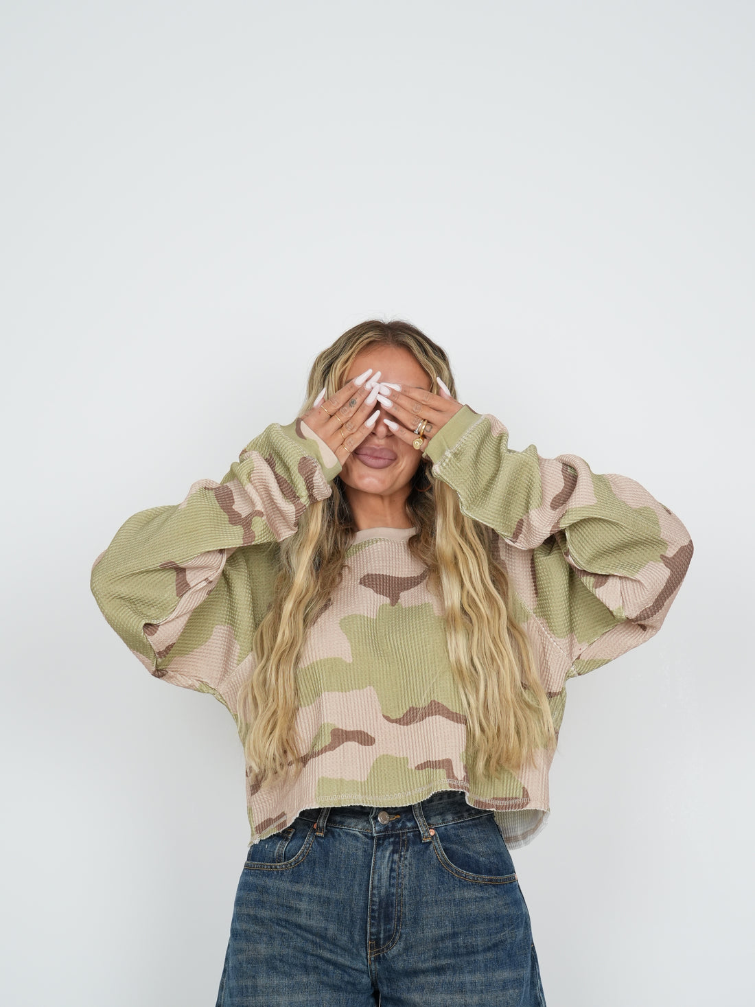 Maglia Camouflage Crop ♥