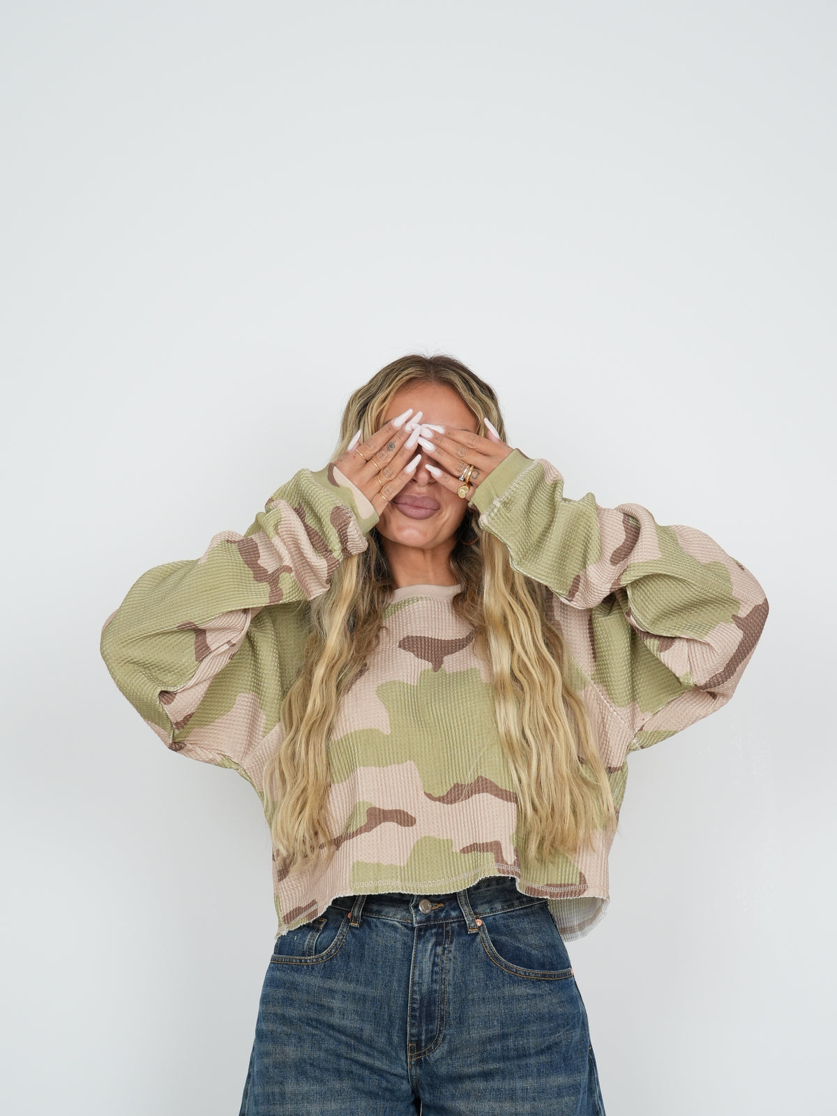 Maglia Camouflage Crop ♥