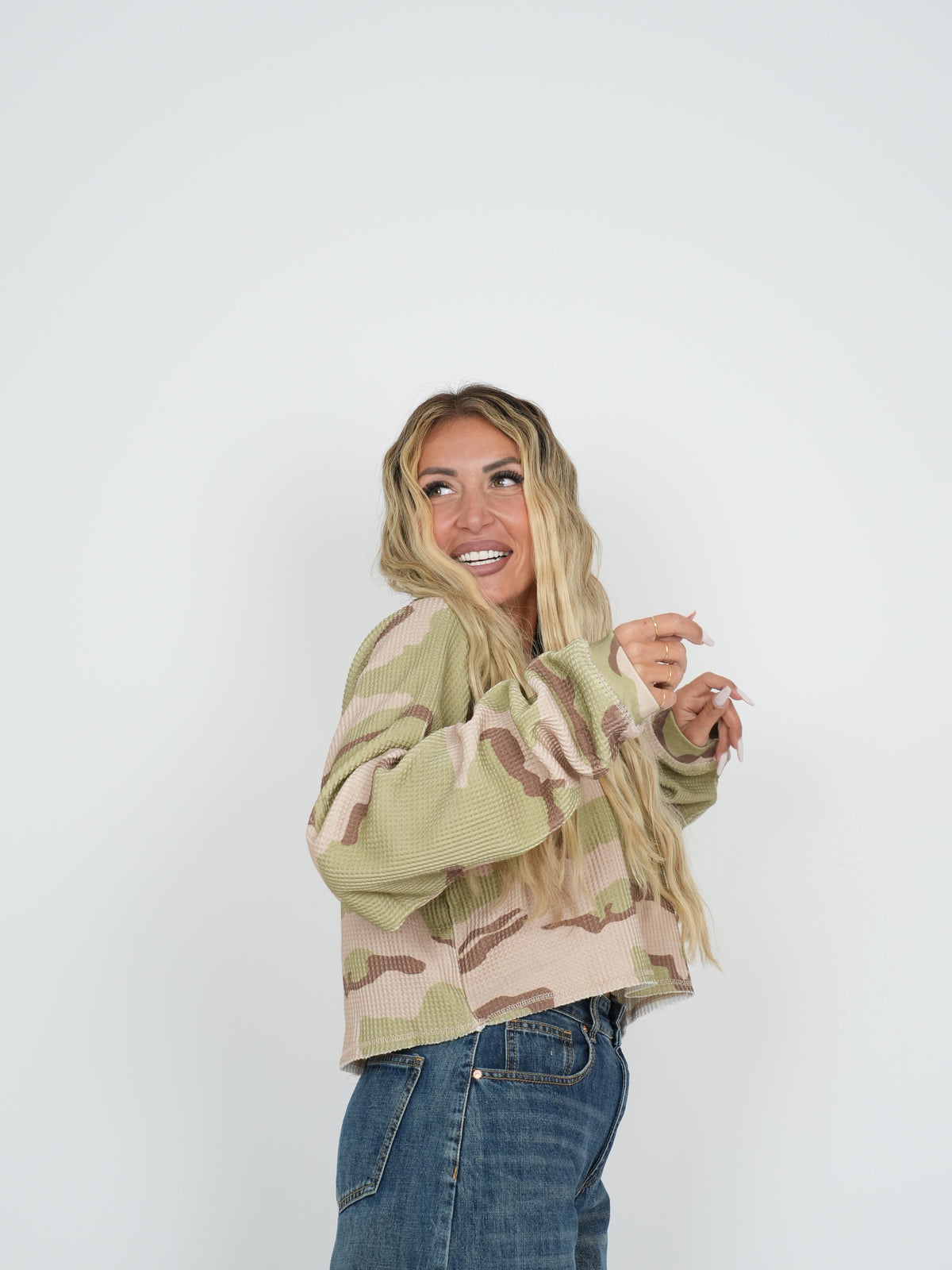 Maglia Camouflage Crop ♥