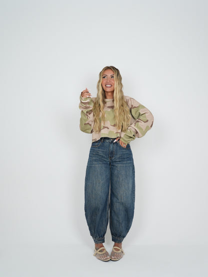 Jeans Balloon Bottoncino ♥