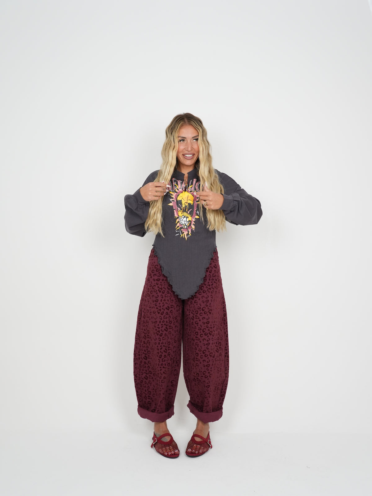 Jeans Maculo &amp; Velluto Bordeaux ♥