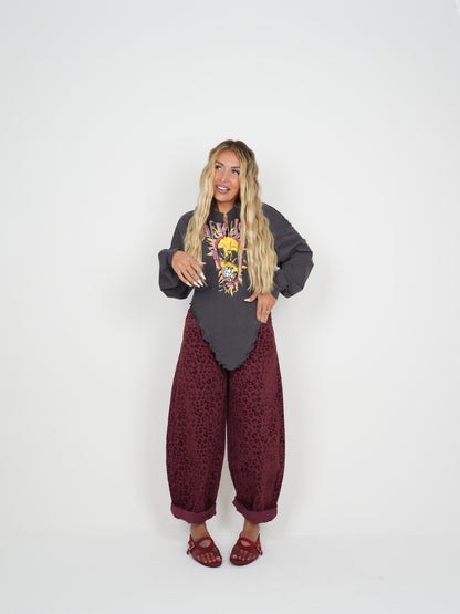 Jeans Maculo &amp; Velluto Bordeaux ♥
