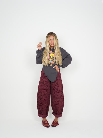 Jeans Maculo &amp; Velluto Bordeaux ♥