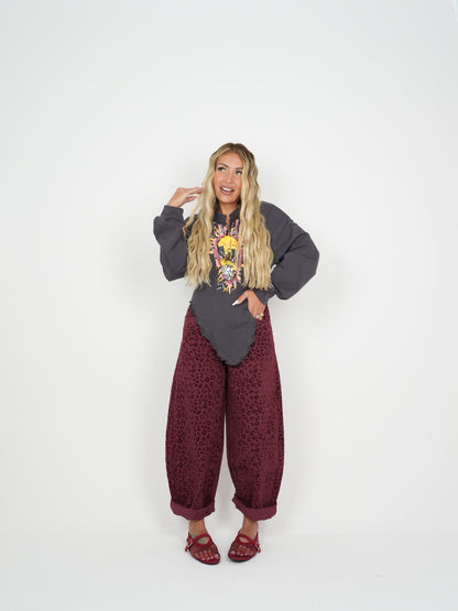 Jeans Maculo &amp; Velluto Bordeaux ♥