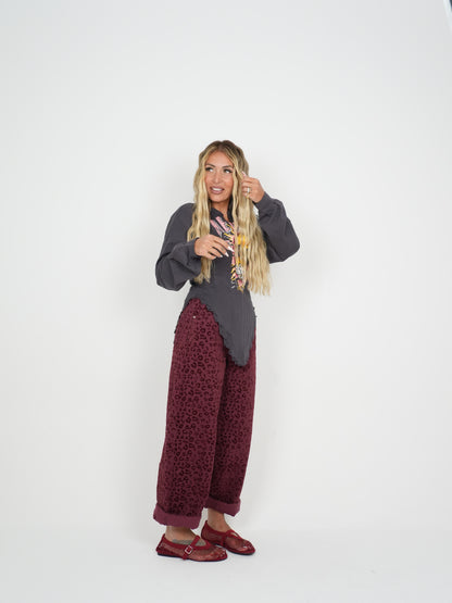 Jeans Maculo &amp; Velluto Bordeaux ♥