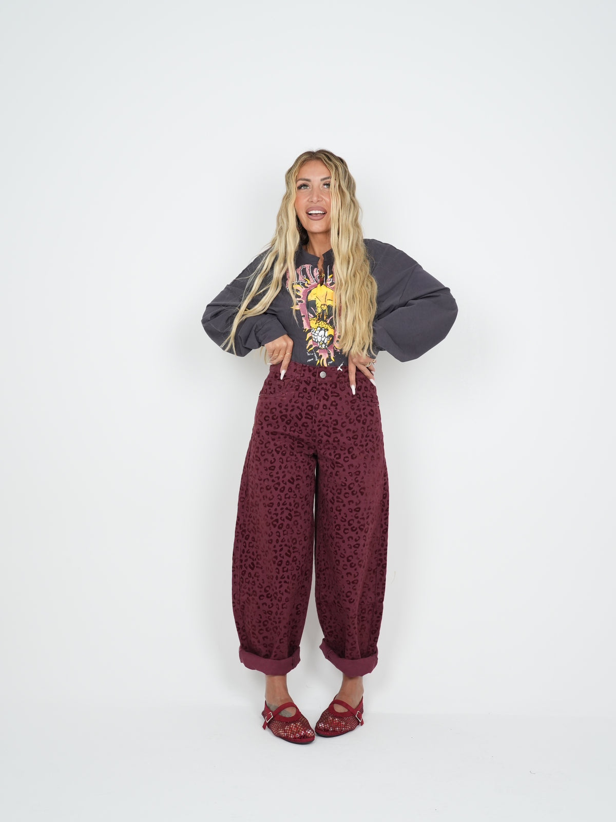 Jeans Maculo &amp; Velluto Bordeaux ♥