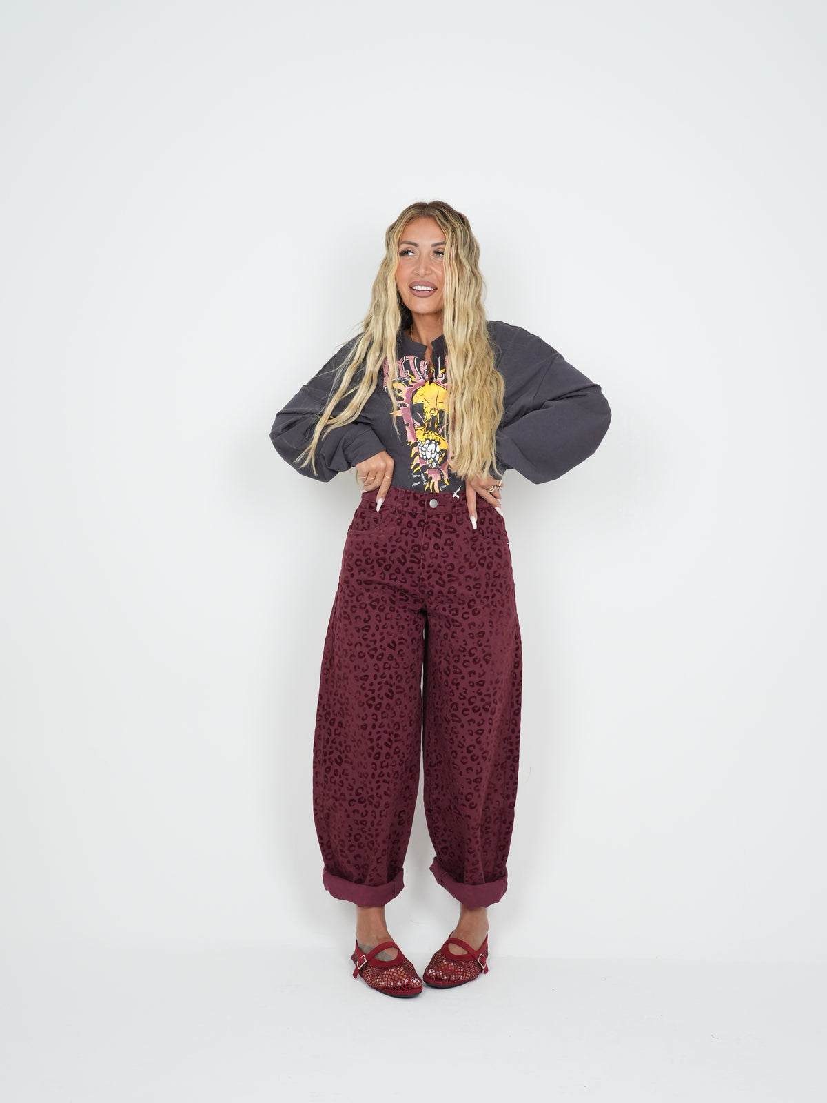 Jeans Maculo &amp; Velluto Bordeaux ♥