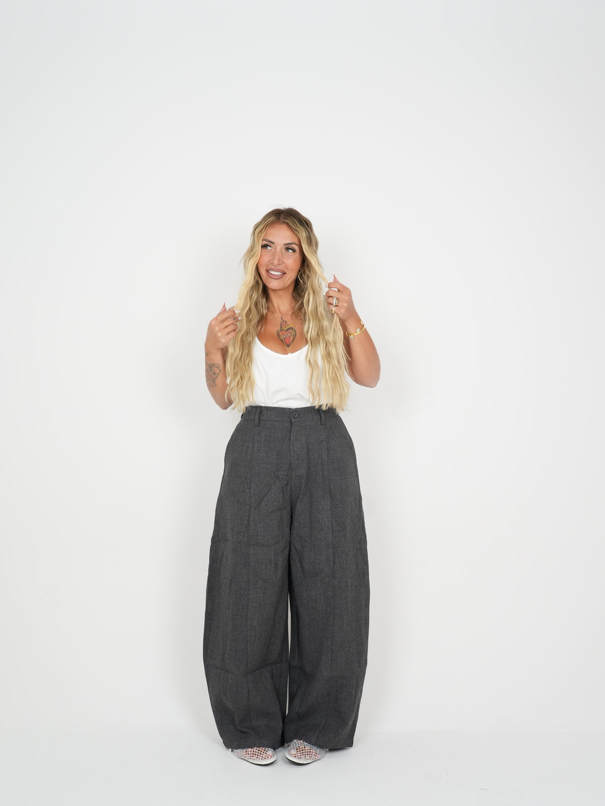 Pantalone Grigio Oxford  ♥