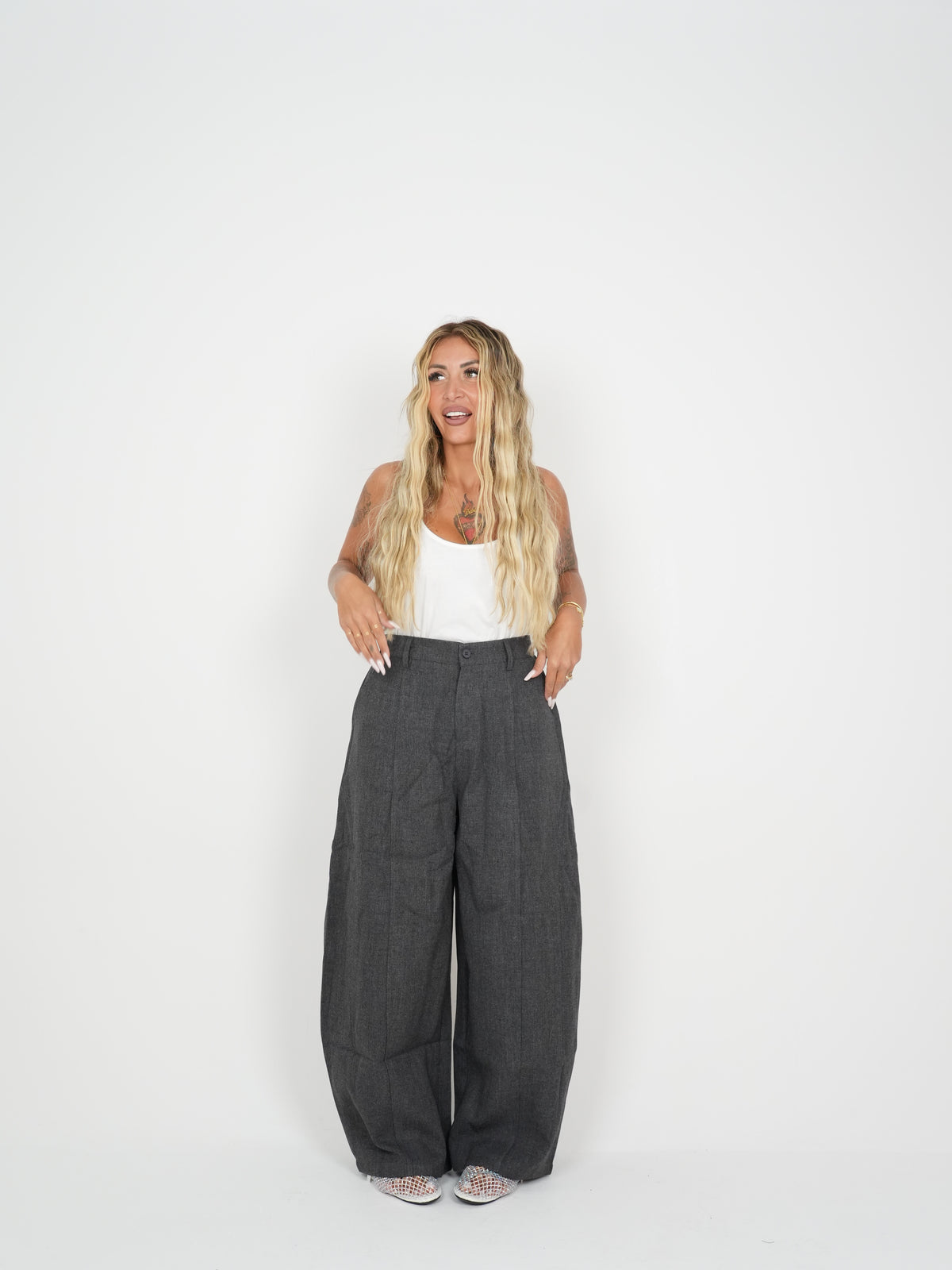 Pantalone Grigio Oxford  ♥