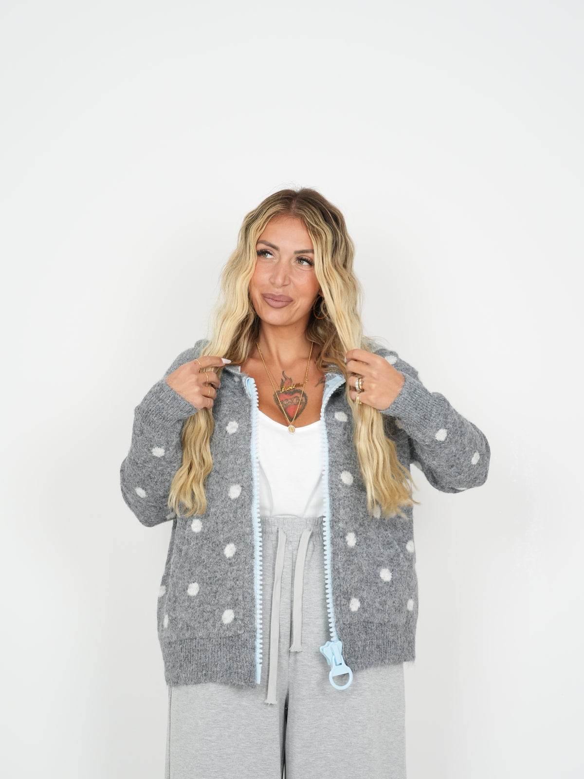 Cardigan Pois &amp; Amore  ♥