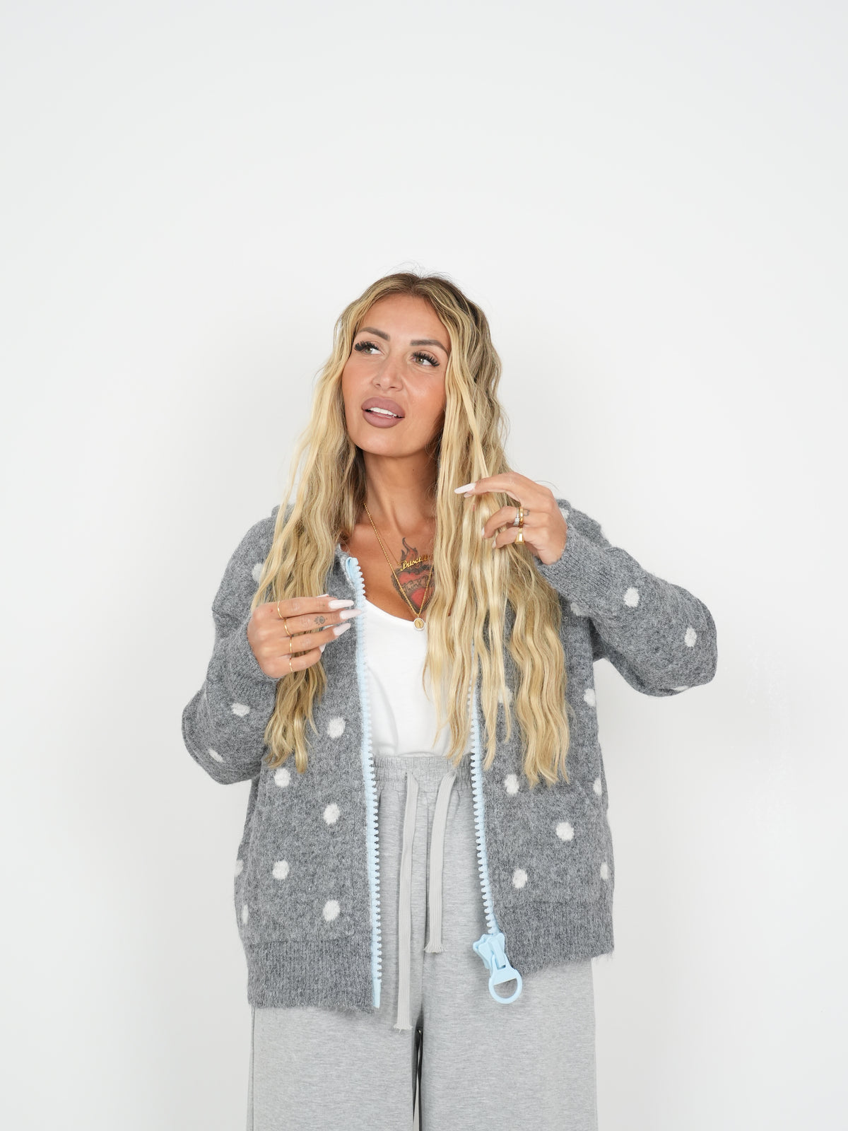 Cardigan Pois &amp; Amore  ♥