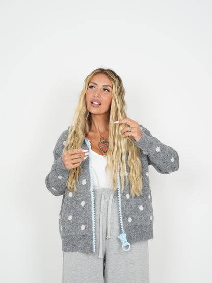 Cardigan Pois &amp; Amore  ♥