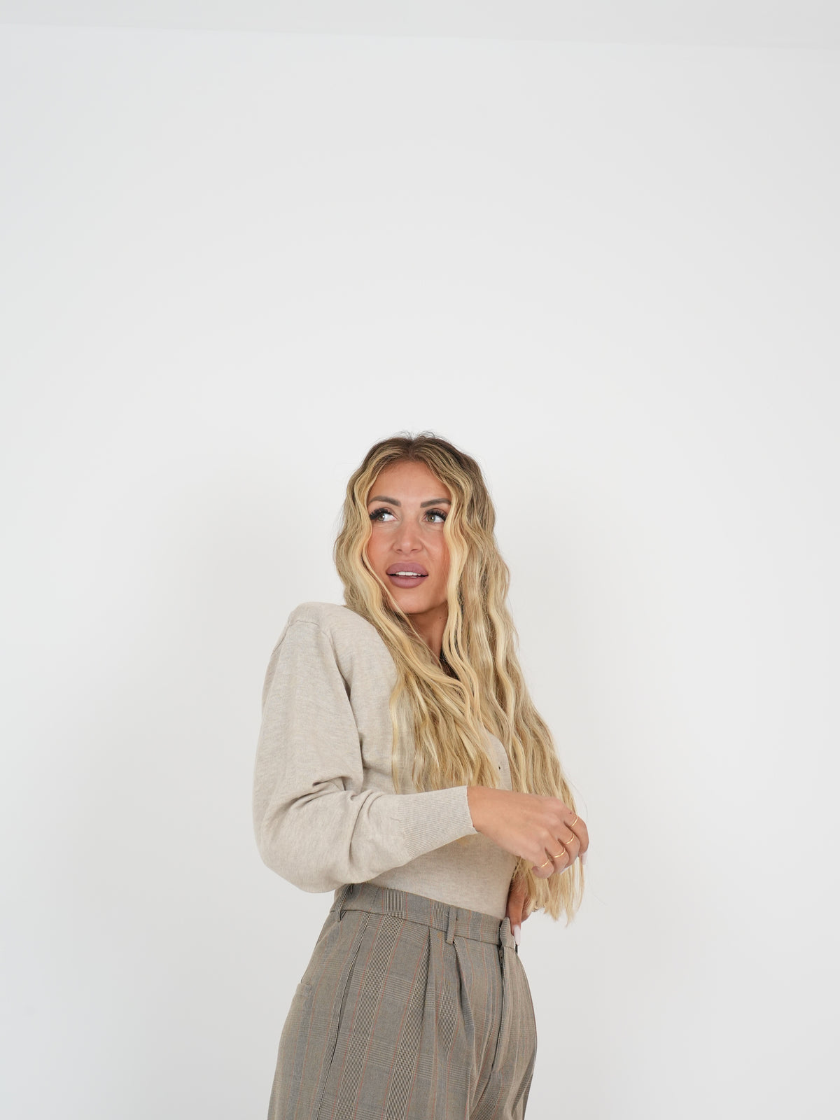 Maglia Filo Di Scozia Beige ♥