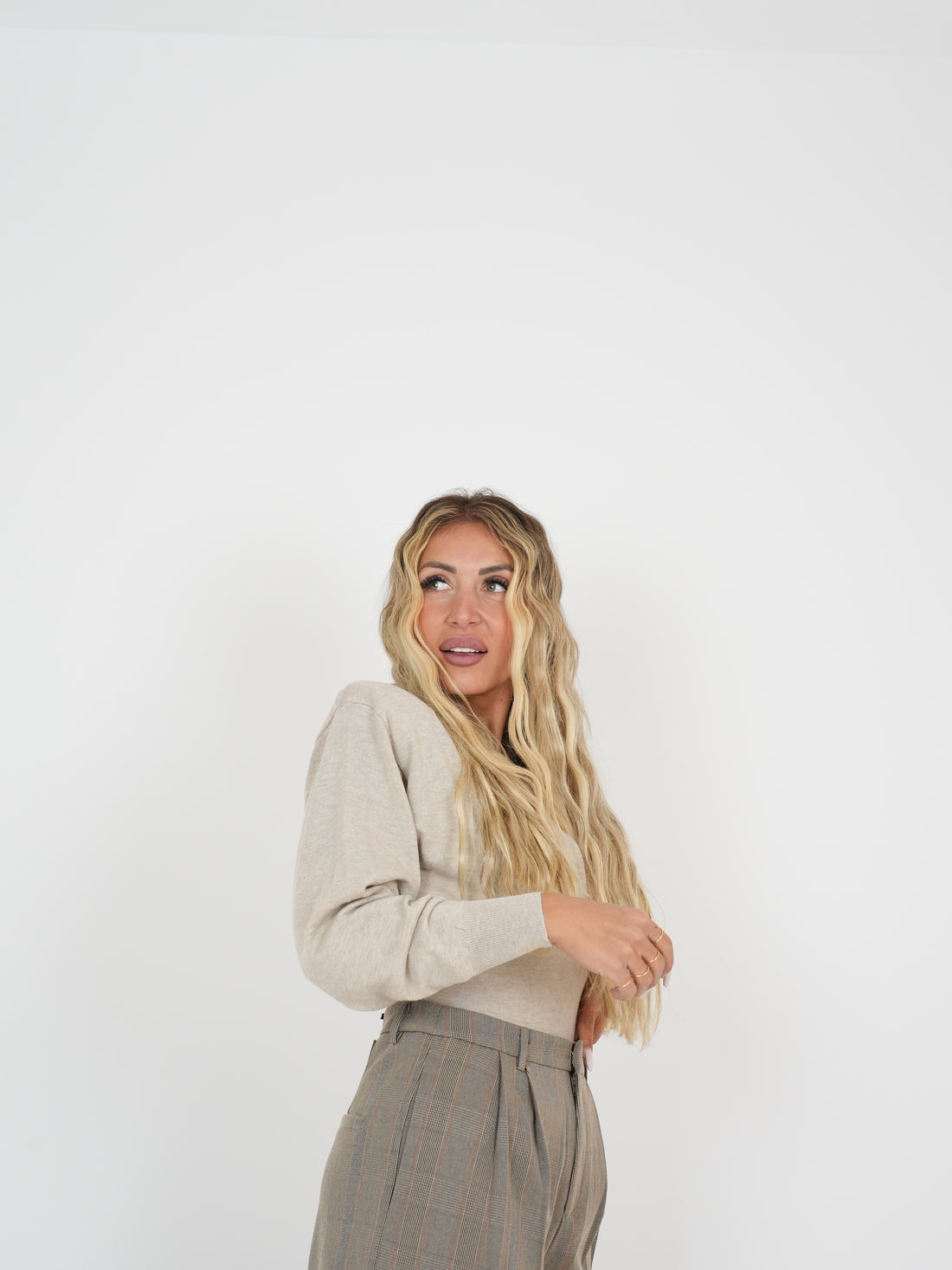 Maglia Filo Di Scozia Beige ♥