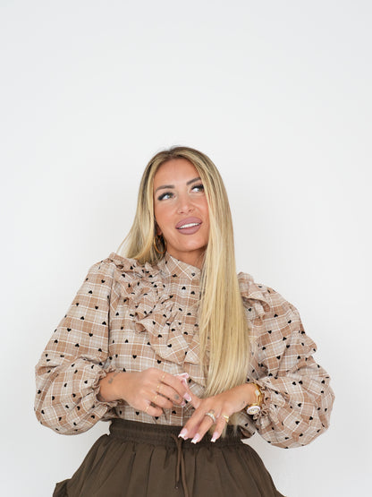 Camicia Cuoricini In Vellutino ♥